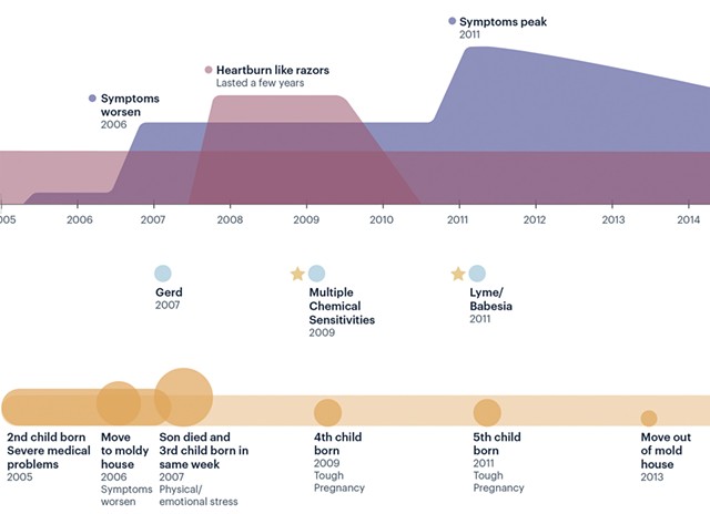 Sample timeline - COURTESY OF KATIE MCCURDY