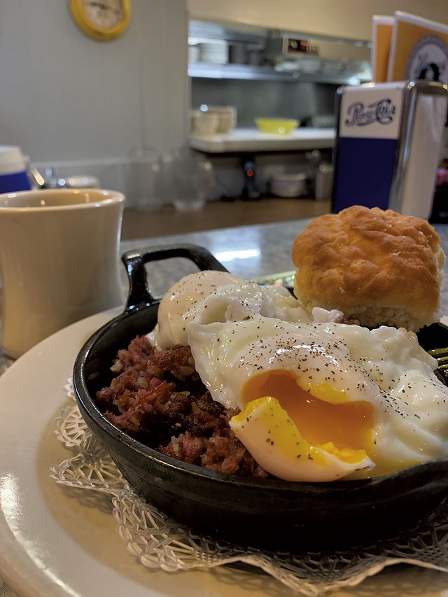 The Vermonter corned beef hash skillet at Henry's Diner - MELISSA PASANEN