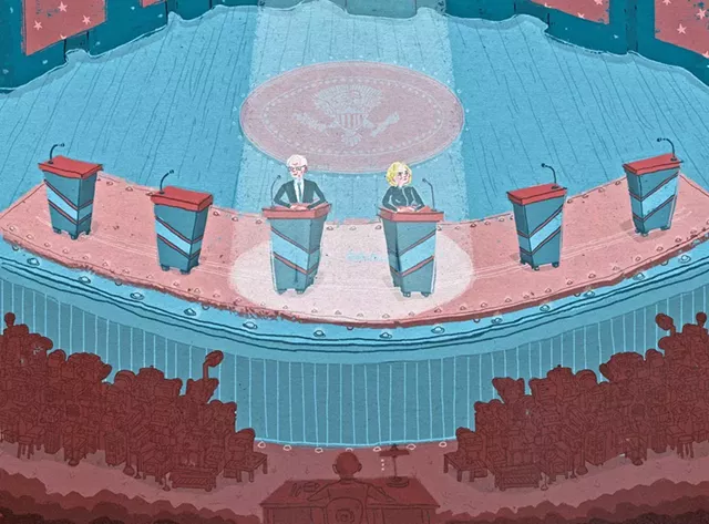 A Clinton-Sanders Show at the Democratic Presidential Debate