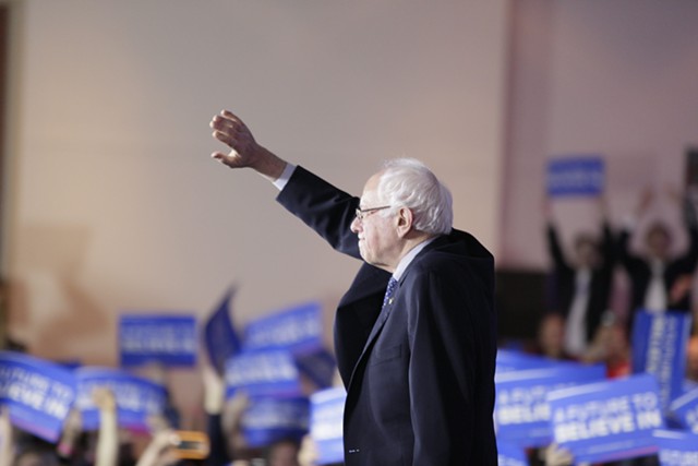 Sen. Bernie Sanders campaigns in Iowa during the 2016 election - FILE: KRISTIAN DAY