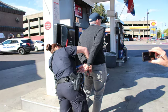 Protesting Exxon, Bill McKibben Arrested at Burlington Gas Station