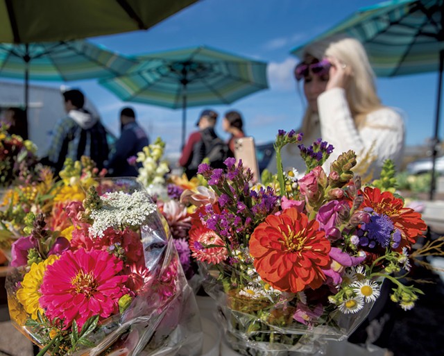 Fresh-cut blooms at the market - FILE: JAMES BUCK