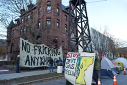 Arrests Outside State Offices Cap Days of Gas Pipeline Protests