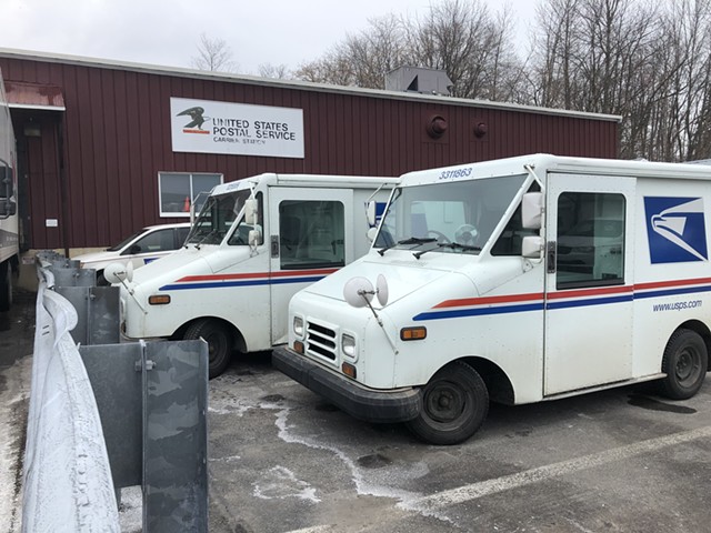 The United States Postal Service carrier station on Pine Street. - MOLLY WALSH