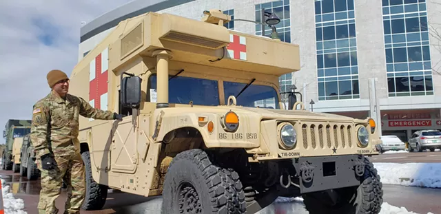 National Guard Setting Up Medical Facilities in Vermont