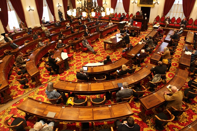 Social distancing in the House chamber - KEVIN MCCALLUM