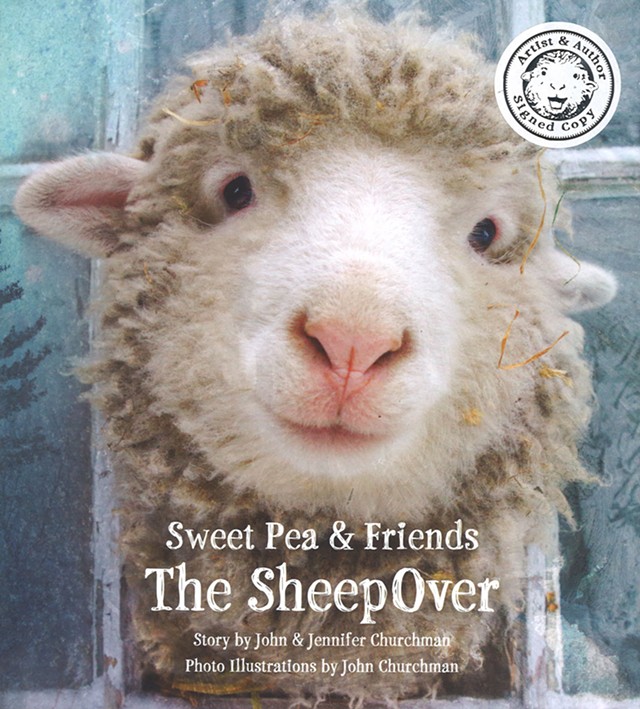 The cover featuring adorable Sweet Pea - COURTESY OF JOHN CHURCHMAN