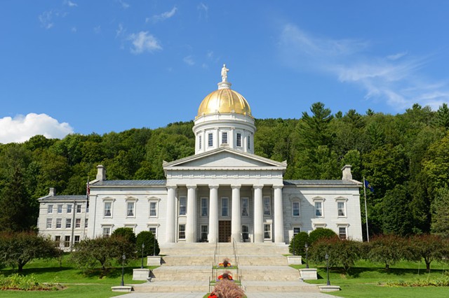 The Vermont Statehouse - DREAMSTIME
