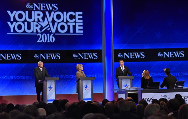 The Democratic presidential candidates debate in Goffstown, N.H. - ABC/ IDA MAE ASTUTE