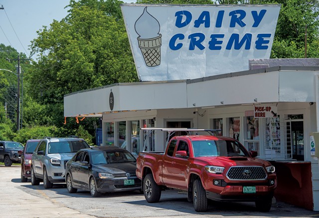 Drive-through service at the Dairy Creme in Montpelier - JEB WALLACE-BRODEUR