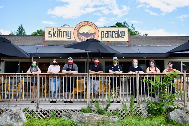 Staff at the Skinny Pancake in Stowe - COURTESY OF THE SKINNY PANCAKE