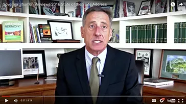 In Web Video, Shumlin 'Previews' State of the State Address