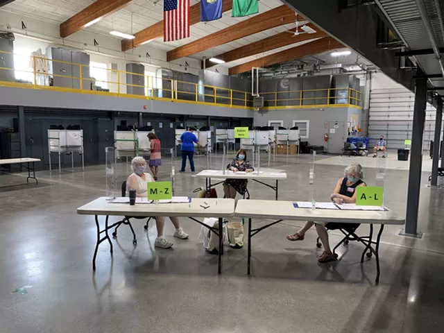 In-Person Voting Is Light, But Turnout High for Pandemic Primary