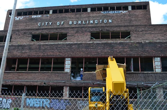 Burlington Officials Celebrate as Work Begins on Moran Plant (2)