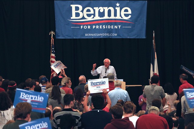 Sen. Bernie Sanders campaigns in Iowa in July 2015 - FILE: DEBRA KAPLAN