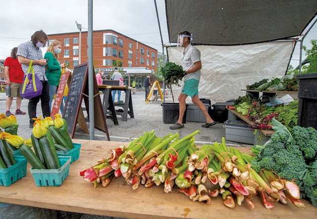 The Capital City Farmers Market on Taylor Street earlier this year - FILE: JEB WALLACE-BRODEUR