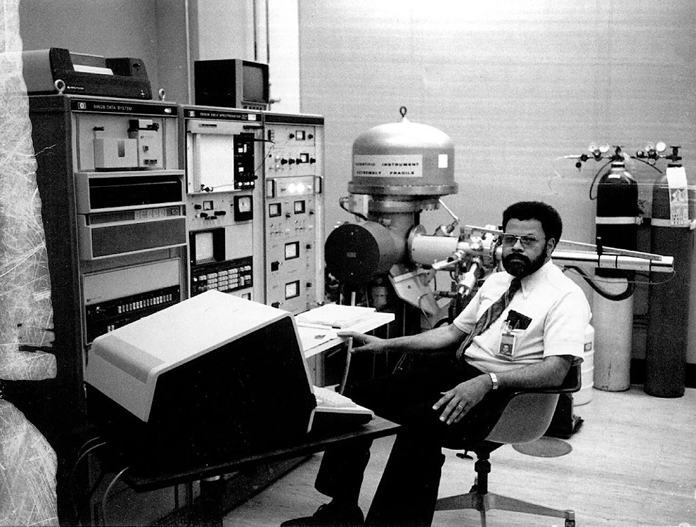 Dr. Herbert Leary Jr. at IBM - COURTESY