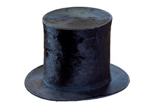 Abraham Lincoln's stovepipe hat - COURTESY OF HILDENE, THE LINCOLN FAMILY HOME