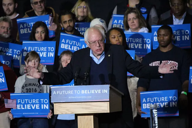 Sanders Shrugs Off Attacks by Former President Clinton