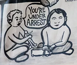 A 45-Foot 'Street Comic' Tells a Palestinian Story