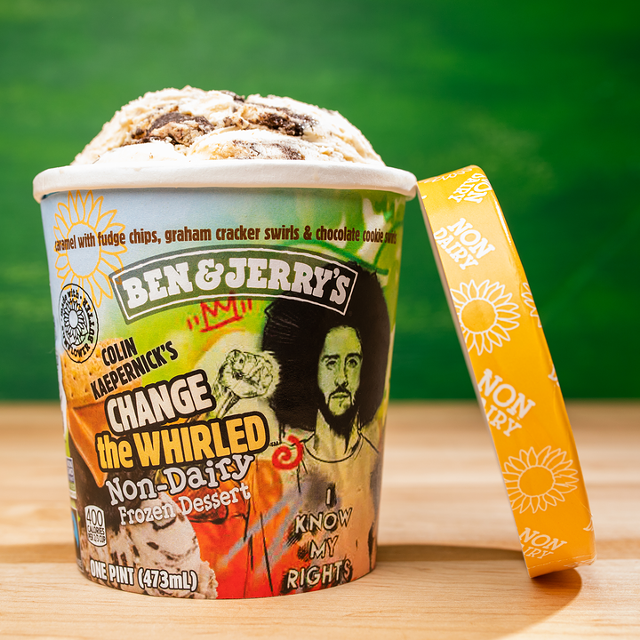Ben &amp; Jerry's Unveils New Colin Kaepernick Flavor 'Change the Whirled'