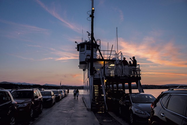 Aboard a Lake Champlain Transportation ferry - FILE: GLENN RUSSELL