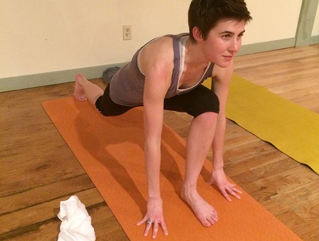 Alicia Freese at Hot Yoga Burlington - COREY GRENIER