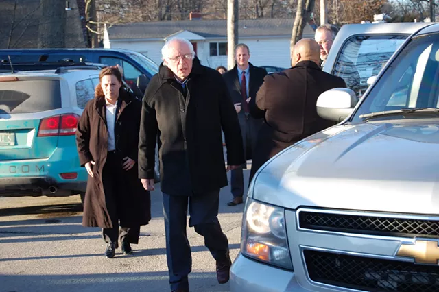 Voting in Burlington, Sanders Calls for Big Super Tuesday Turnout