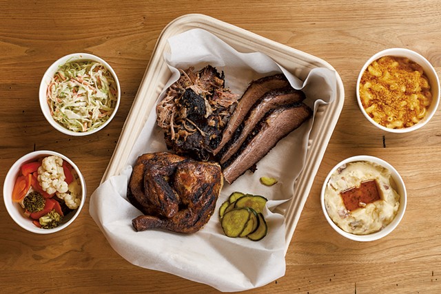Bluebird Barbecue platter for two - COURTESY OF JESSICA SIPE