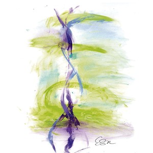 Seeking Balance painting - COURTESY OF ST. CLAIR SCENTS