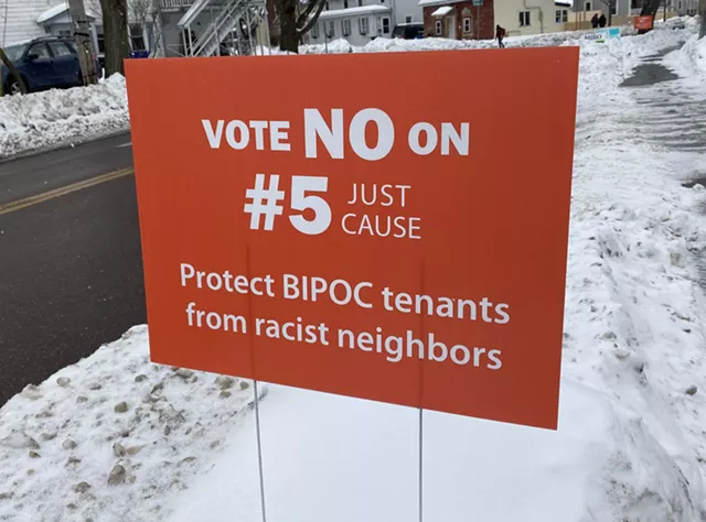 Signs Opposing Eviction Restrictions in Order to 'Protect BIPOC Tenants' Cause Stir
