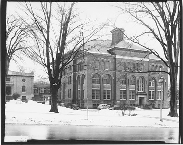Edmunds High School, circa 1951 - COURTESY OF UNIVERSITY OF VERMONT SPECIAL COLLECTIONS