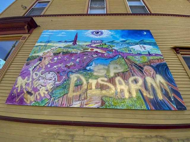 Art Broken: A Mural Defaced, Then Cleaned Up, in the Old North End