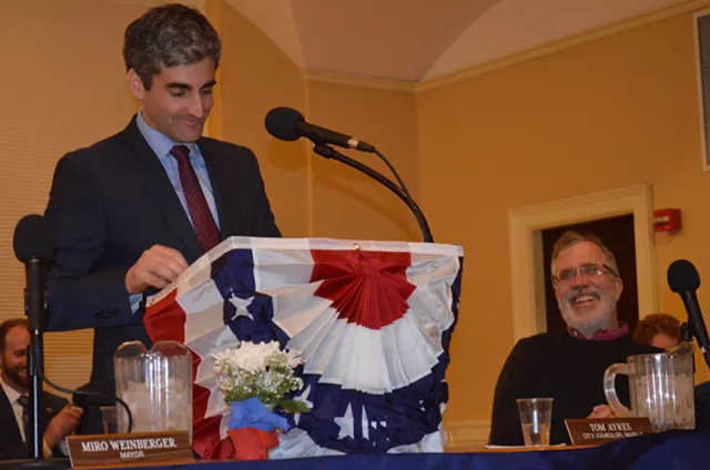 Weinberger Talks Opiates and Infrastructure; Knodell Reelected Council President