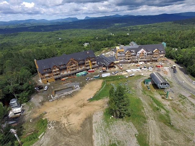 Construction at Q Burke Resort in August 2015 - FILE: DON WHIPPLE