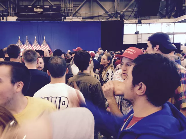 Trump Talks Sanders, Border Wall During Plattsburgh Stop