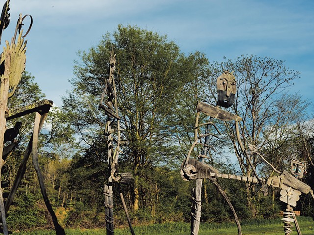 Driftwood sculptures symbolizing Creativity - SARAH PRIESTAP