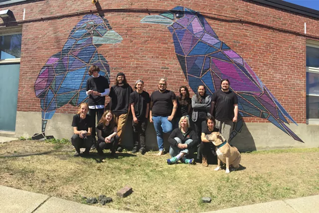 Burlington College Students Throw a Big Spring Art Party