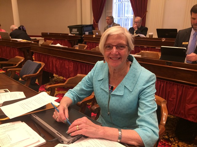 Rep. Ann Pugh (D-South Burlington) sponsored a bill on its way to becoming law that guarantees access to free birth control to women and men. - NANCY REMSEN