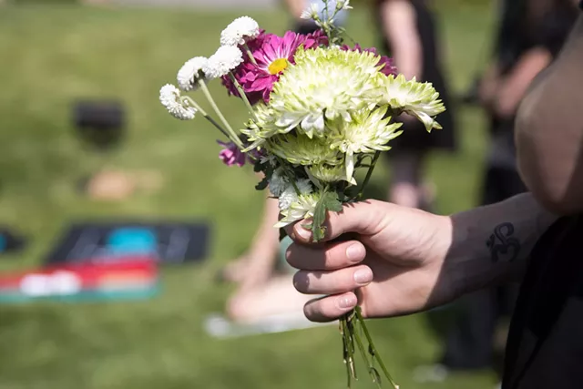 Burlington College Students Hold Mock Funeral for Their School