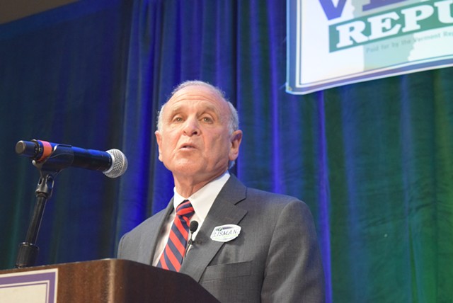 Republican gubernatorial candidate Bruce Lisman - TERRI HALLENBECK