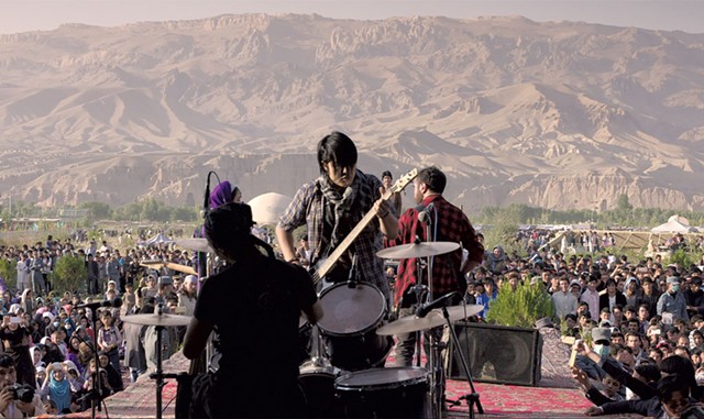 ROCK ON A band called Arikain takes big risks to perform in Afghanistan in Noori's bittersweet documentary. - COURTESY OF VENERA FILMS