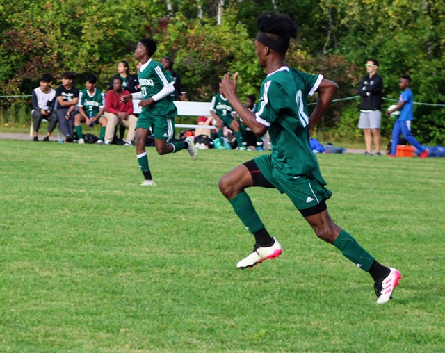 A Winooski High School soccer game this fall - COURTESY OF THE WINOOSKI SCHOOL DISTRICT