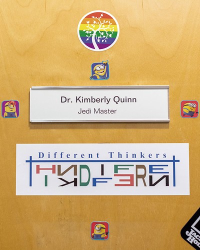 Dr. Kimberly Quinn's office door - LUKE AWTRY