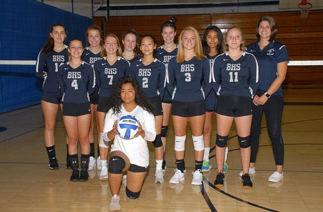 Burlington High School's girls' varsity volleyball team - COURTESY OF BURLINGTON SCHOOL DISTRICT