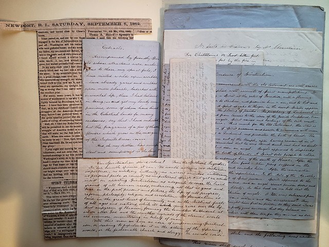 Spirit documents by Ann King - COURTESY OF ROKEBY MUSEUM
