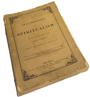 Spiritualism book at Rokeby Museum - COURTESY OF ROKEBY MUSEUM