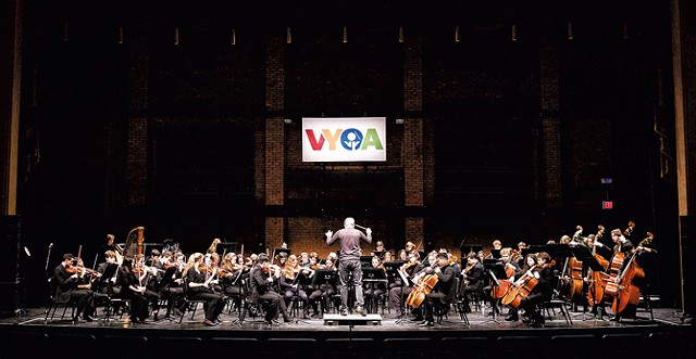 The Vermont Youth Orchestra's pre-pandemic 2020 winter concert at the Flynn, - COURTESY KEITH MCDONALD