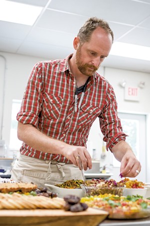 Richard Witting preparing food for an event in 2018 - FILE: OLIVER PARINI