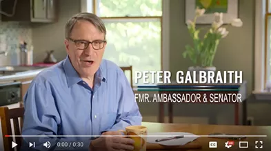 In First TV Ad, Galbraith Vows to Fight the 'Special Interests'